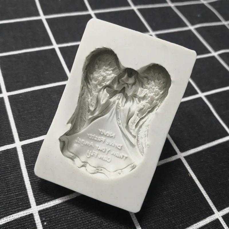 Полимер для пластилина, силиконовые формы 3D Ангел Шоколад Желе торт Инструмент Sugarcraft