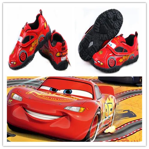 Популярные новые автомобили молния McQueen Kinderen повседневные Schoenen en Najaar Авто jongens мультфильм школьные студенческие кроссовки 2-8 лет
