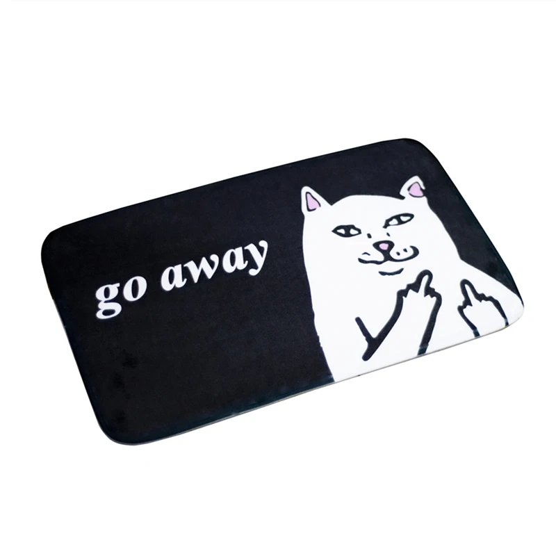 Floor Mat Door Mat Cat Rectangle