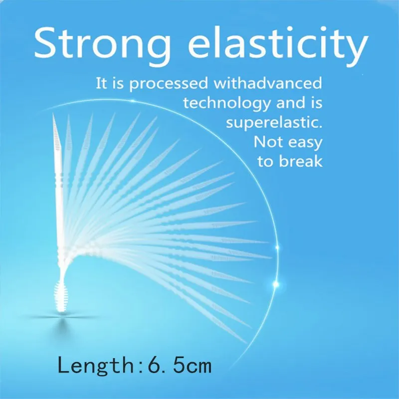 120 Pieces Double Superfine Tooth Stick Dental Floss Rods Brush Bamboo Stick Dental Oral Care Clean Teeth Food Residue Toothpick