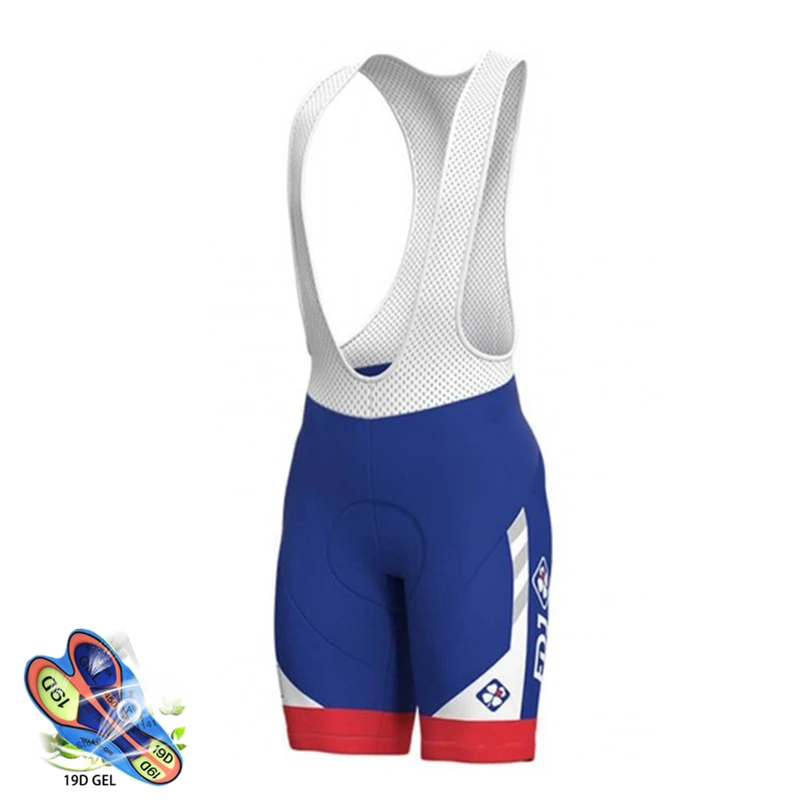 Bib shorts Триатлон skinsuit FDJ одежда для велоспорта Pro Team MTB велошорты быстросохнущие мужские велосипедные Джерси Набор Ropa Ciclismo - Цвет: Bib shorts