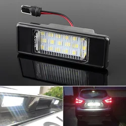 2-Piece Error-Free White LED License Plate Lights (2pcs LED Lights)