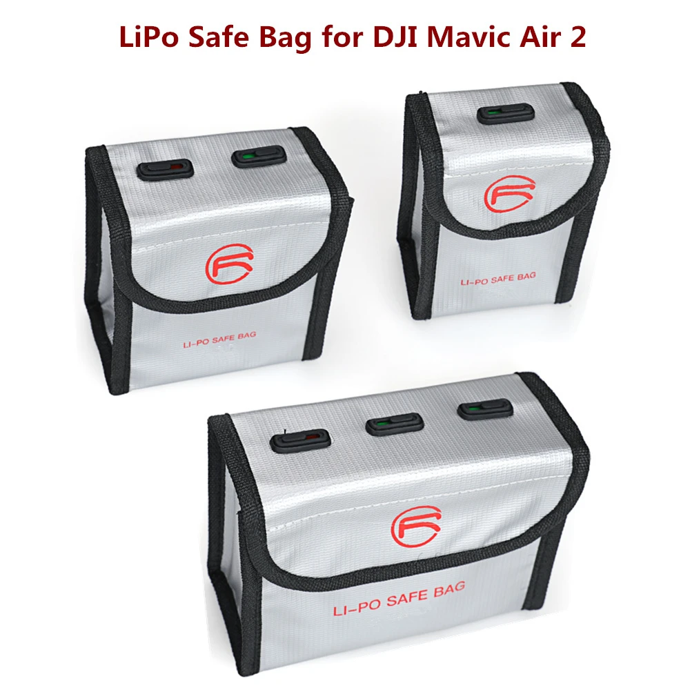 Explosion LiPo Battery Safe Bag Storage Case For DJI Mavic Air 2S FPV Accessorie