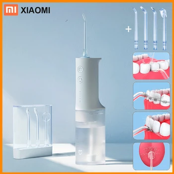 

Original Xiaomi Mijia Mi Oral Irrigator Dental Flusher Dental Water Tooth Cleaning Care Teeth Cleaner 200ML Water Tank Nozzles