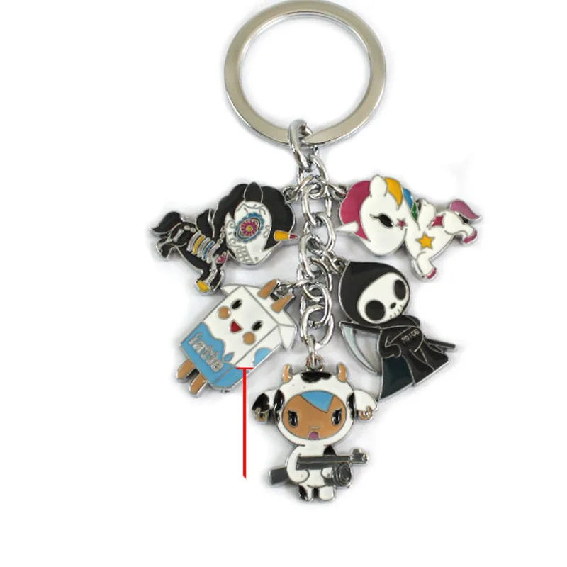 Мультяшные сопутствующие продукты Amoy Odd DuoQies металлическая кукла-брелок для ключей веревка для мобильного телефона AliExpress подарок на день рождения