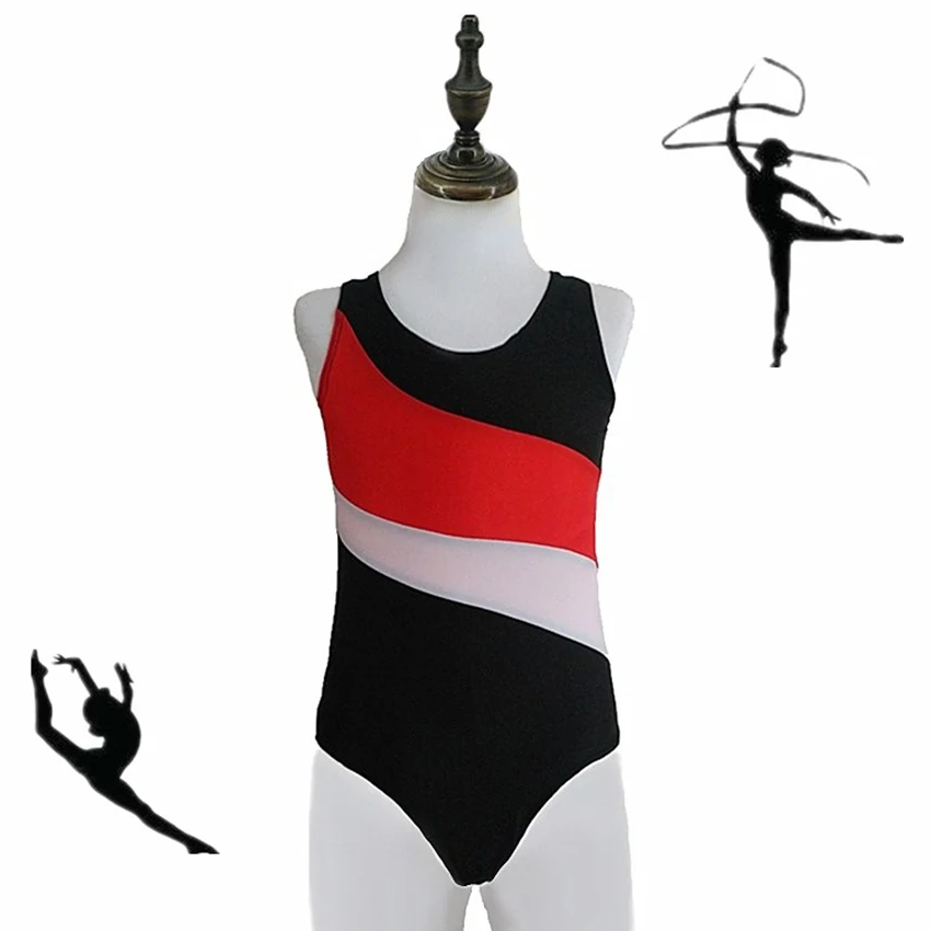 Купальник для гимнастики балетное танцевальное боди с цветами комбидресс