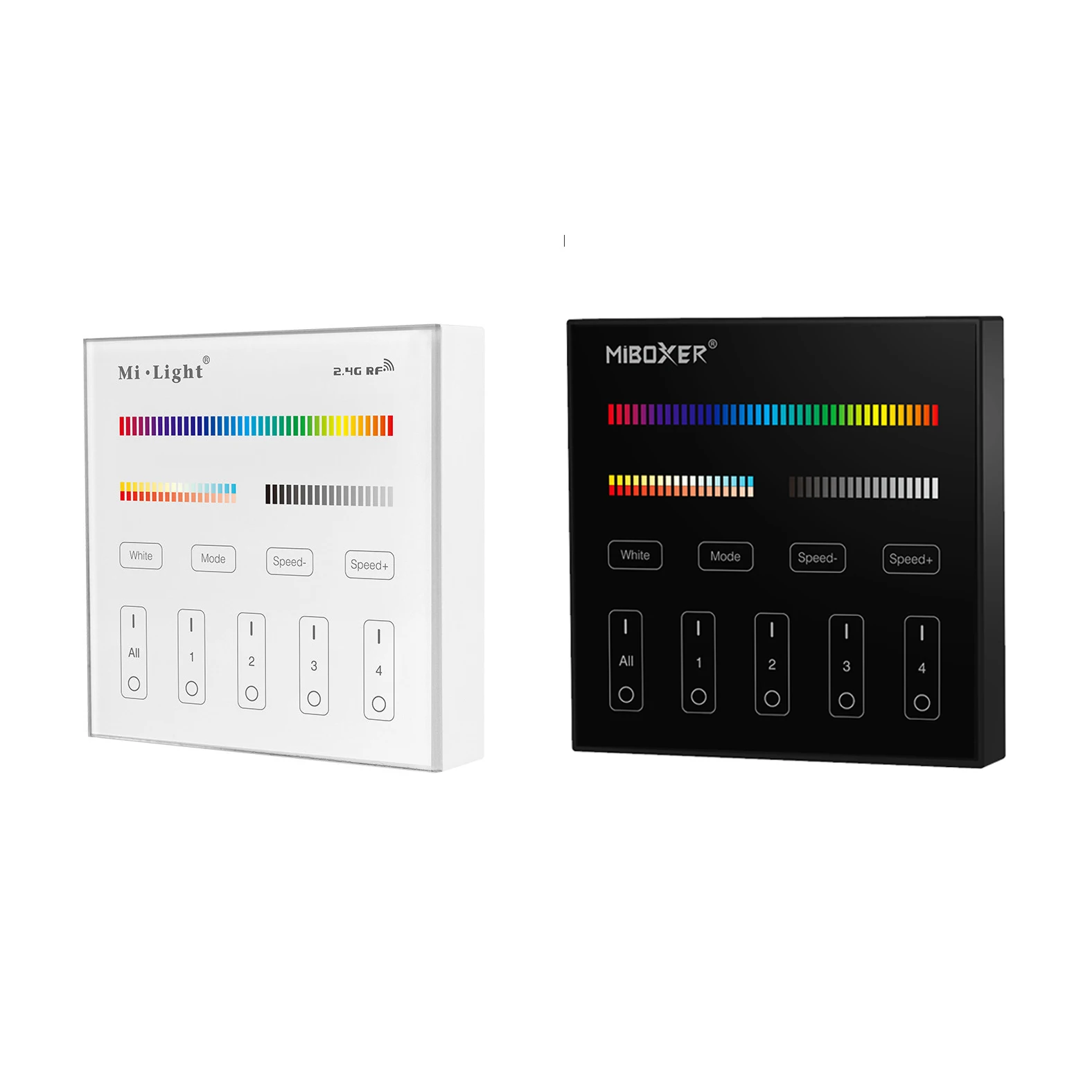 Пульт дистанционного управления Miboxer B4 4 зоны RGB + CCT 2 ГГц 3 в (2 батареи AAA) | Лампы и