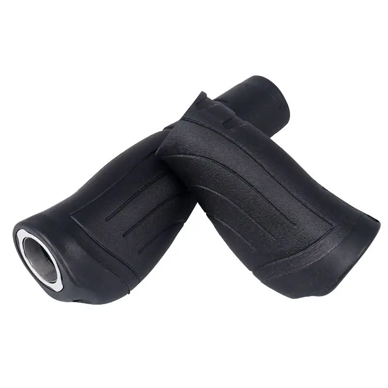 

Bicycle Front Handle The Two Sides Can Be Locked Ergonomic Bicycle Handle Two-color Non-slip Bicycle Grips Riding Accessories