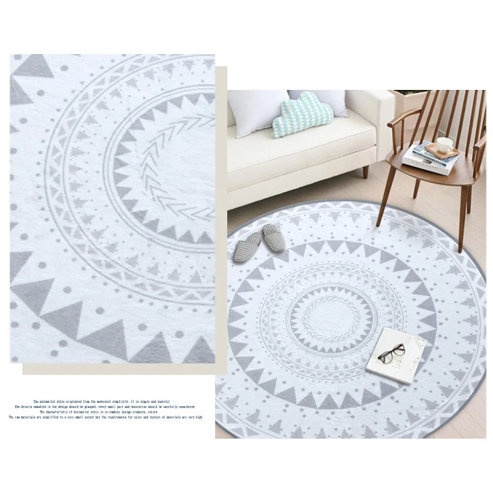 Нордический современный плюшевый ковер для гостинных спальни, домашний текстиль, коврики, геометрические игровые коврики из полиэстера