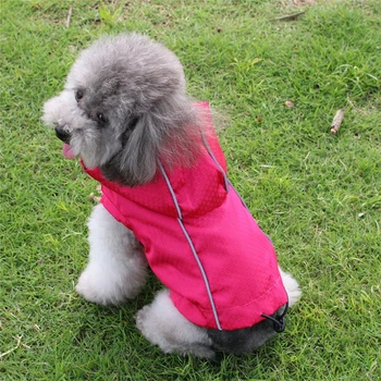 

Warm Fleece Small Dog Clothes Winter Puppy dog Jacket Vest Waterproof Pet Coat hoodie Reflective Clothing For Small Medium Dogs