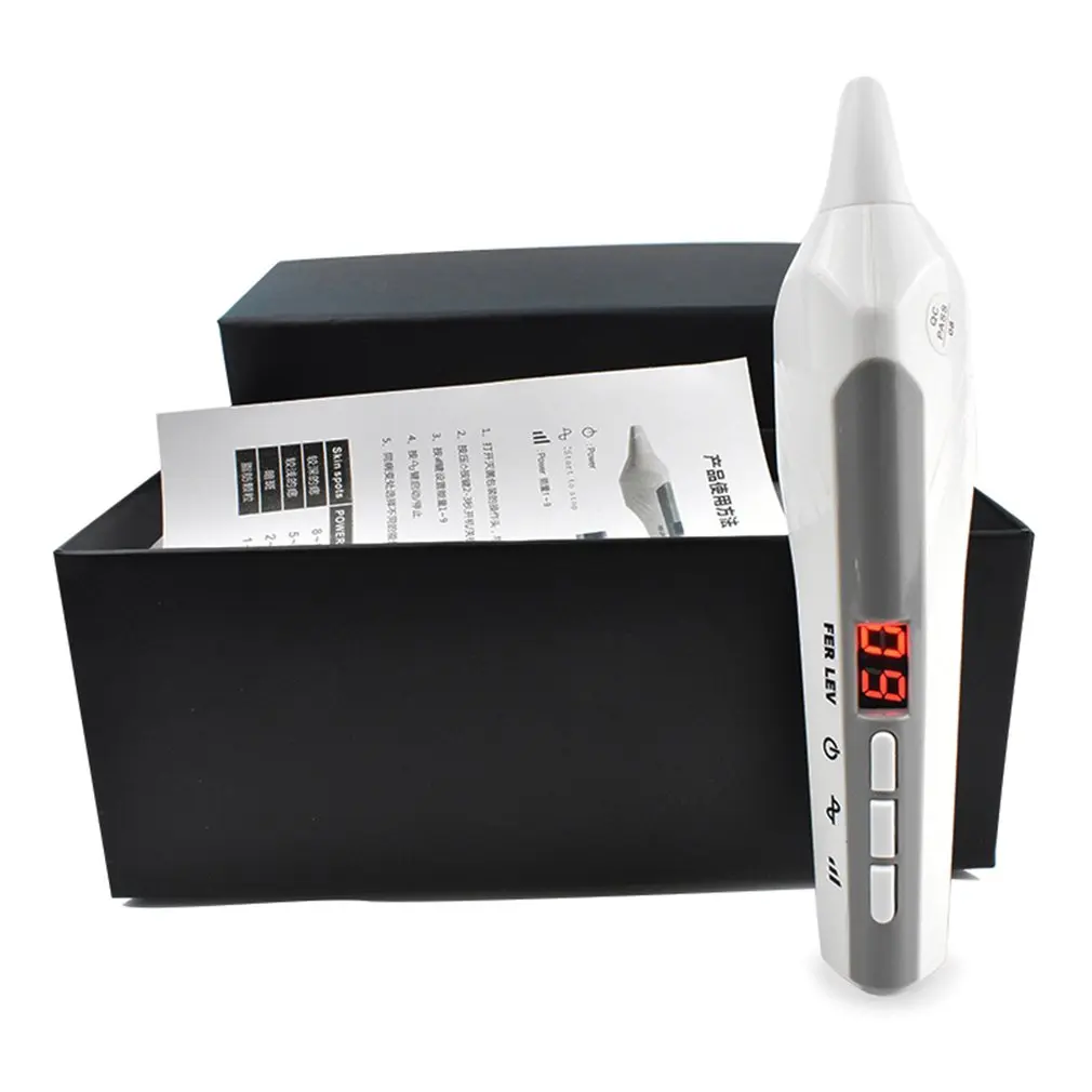 

9-Level LCD USB Tattoo Removal Pen Laser Freckle Wrinkle Spot Tattoo Mole Removal Plasma Pen Eyelid Lift Fibroblast