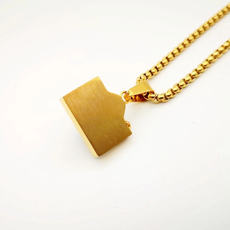 Stainless Steel Creative Men Camera Pendant Necklace Cubic Zirconia Stones Camera Popcorn Chain Necklace Fashion Jewelry Women