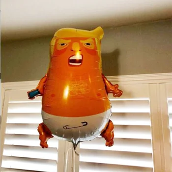 

50pcs Trump Baby Balloons Donald Trump Novelty kids toy Parade protest wholesale bulk price