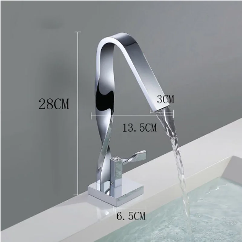chrome bathroom Faucet basin crane water faucet basin mixer water tap brass mixers - Цвет: C