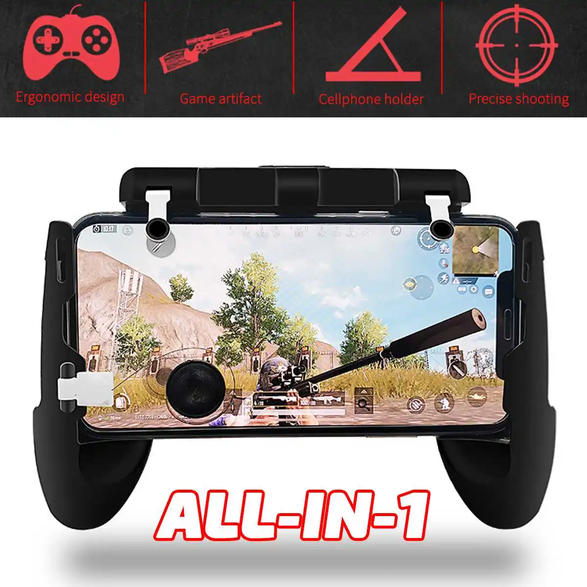 6 в 1 игровой геймпад для PUBG телефон триггер джойстик ручка контроллер L1R1 ручка для iPhone Android IOS