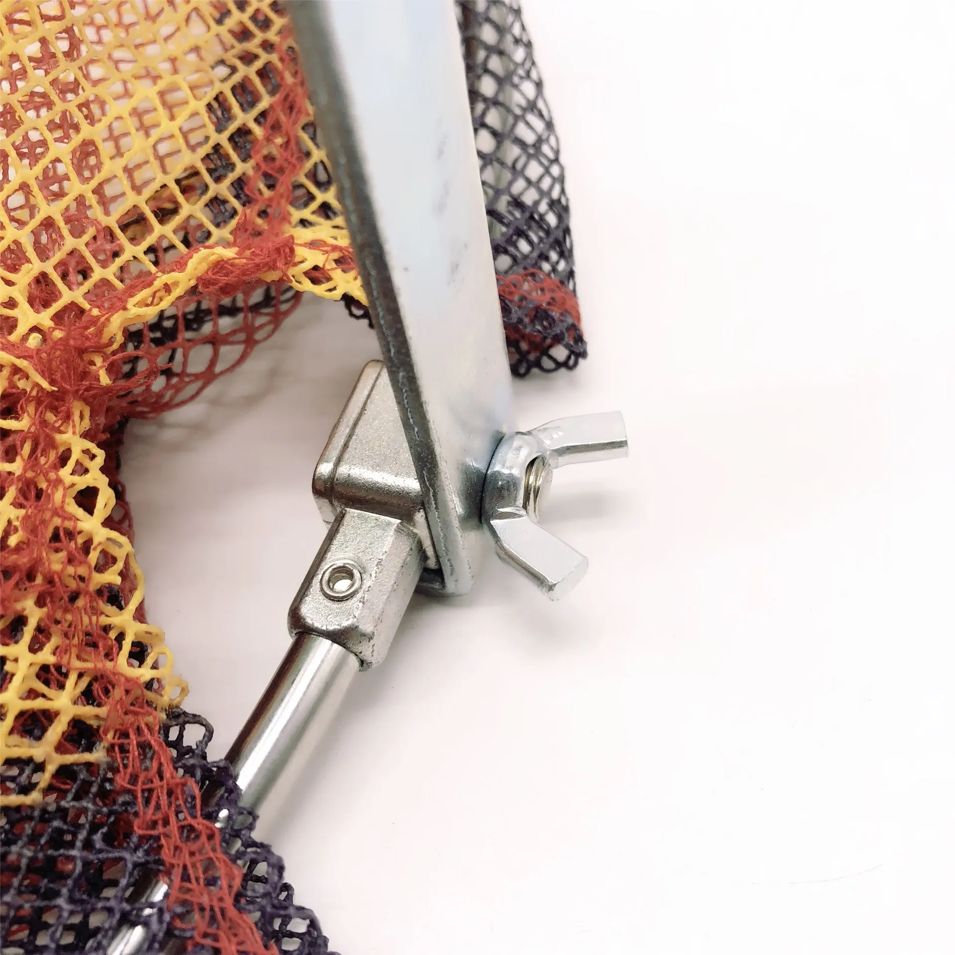 

Stainless Steel Bridge Fishing Dip Net Fairy Pocket Folding with Rope Mention Bridge Raft Fishing Only Dip Net Grille