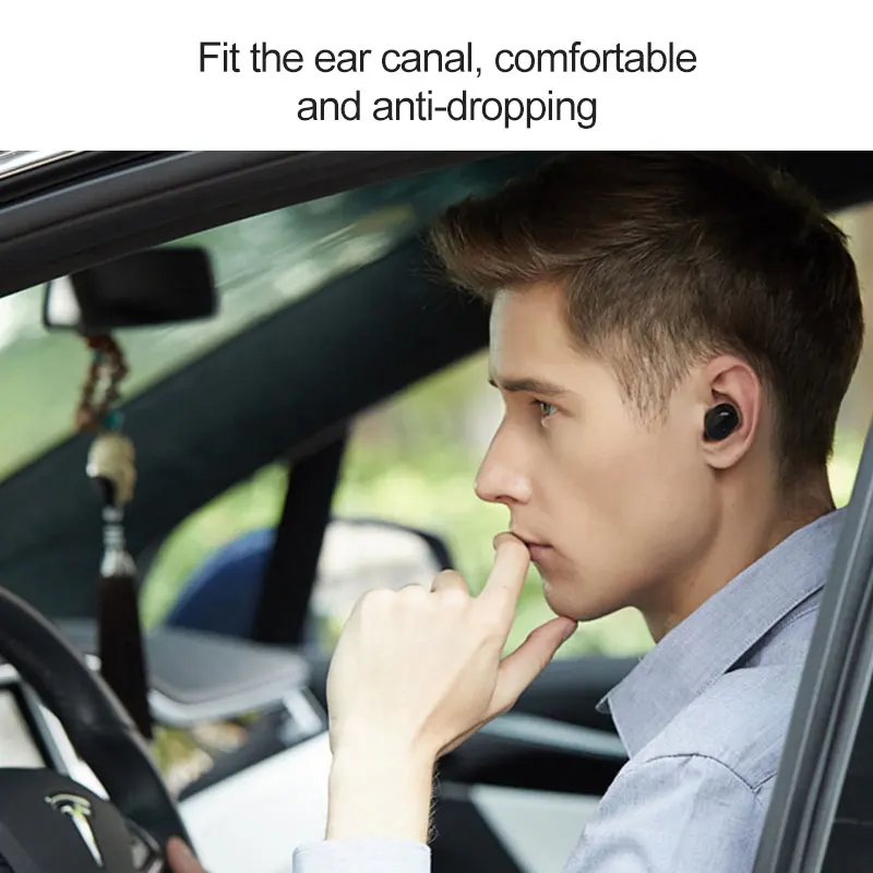 Миниатюрные наушники Bluetooth 5 0 Спортивная Беспроводная стереогарнитура