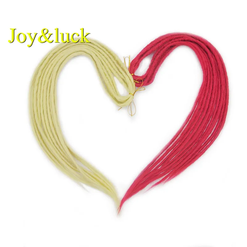 Joy & luck 41 дюйм двойные концы дреды ручной работы 5 корней одна партия вязаных
