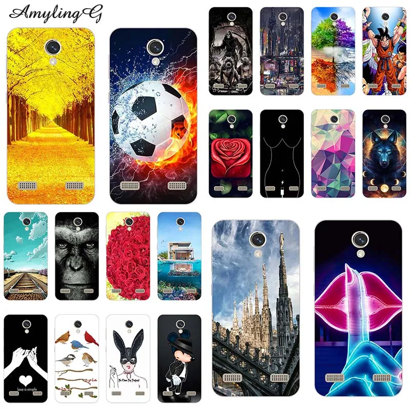 Phone Case For ZTE Blade A520 5.0&quot Printing Paint A 520 Covers BA520 Wolf Shell | Мобильные телефоны и аксессуары