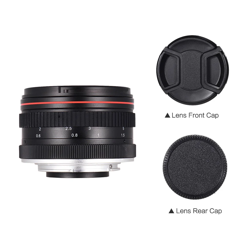 50 мм F1.4 объектив камеры USM с большой апертурой Стандартный Anthropomorphic Focus объектив с низкой дисперсией для Nikon D7000 D7100 DSLR камеры