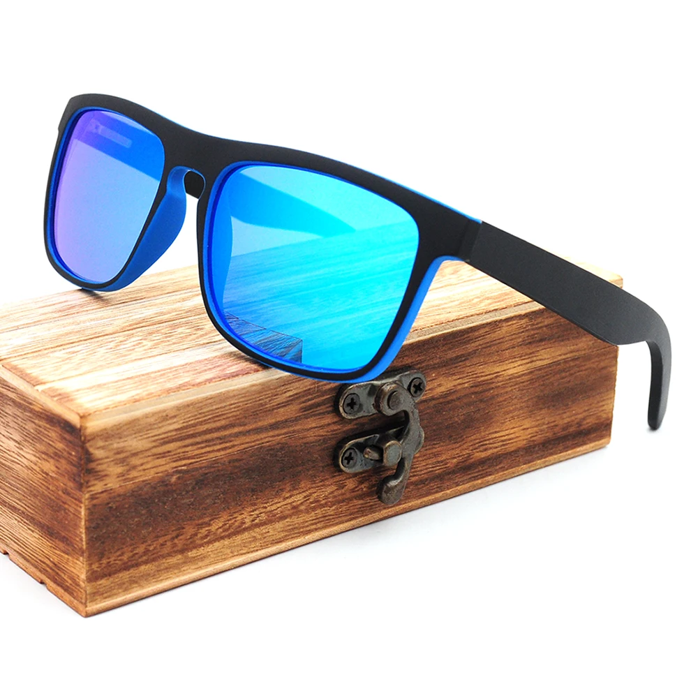 

LONSY Polarized Sunglasses Men Brand Designer Handmade Original Wood Male Sunglass Sun glasses Women Gafas Oculos De Sol Madera