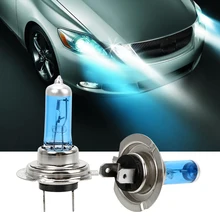 Автомобильные фары лампочки Автомобильные галогеновые лампы 12 В 55 Вт H7 Галогенные лампы Супер яркий белый 2 шт. высокое качество