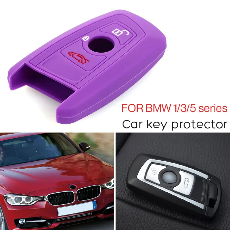 Vehemo Foldable Silicone Remote Fob Cover Car Remote Control Case Protection Silicone Key Case Vehicle Automobile Flexible