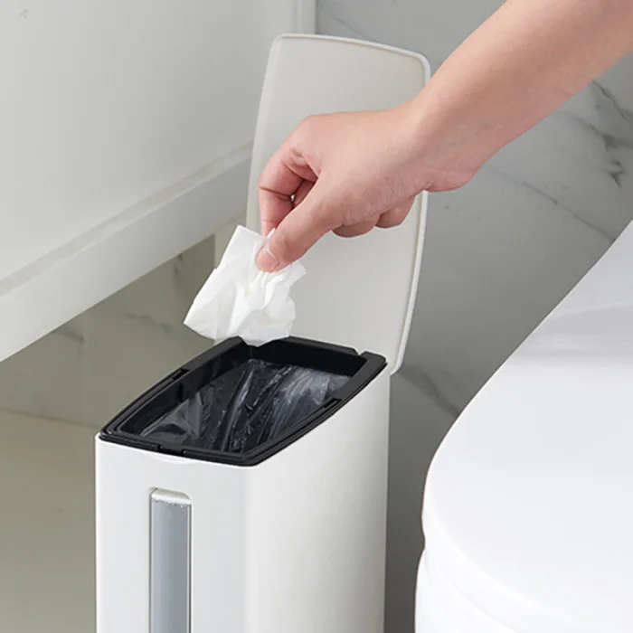 Пластиковая урна для мусора Набор для туалетной щетки дежатель для мусоного ведра держатель мешков для мусора JS22