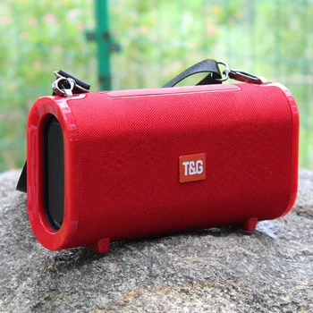 

Outdoor Wireless Bluetooth Speaker Portable Speaker Support FM Radio TF Card Waterproof Strap with Subwoofer Column Speaker