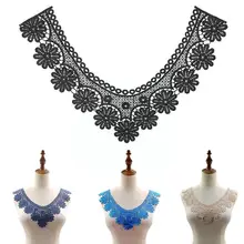 Fake Collar Applique Lace Fabric Sewing Craft Neck Collar Accessories V-neck Dress Wedding Collar Clothes Women Detachable X5v9