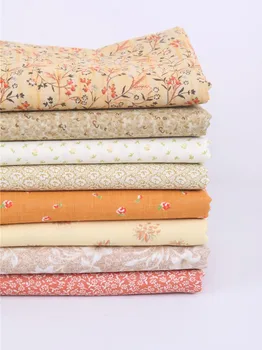 

8pcs/Lot 26x24cm Korean Retro Floral Cotton Fabrics Bundle,Patchwork Cloth Sewing Quilting Needlework DIY Handmade Material