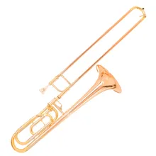 SADSN TB-142 Bb-F# Tune Tenor Slide тромбон фосфор медь золото и латунь музыкальный инструмент с мундштуком чехол