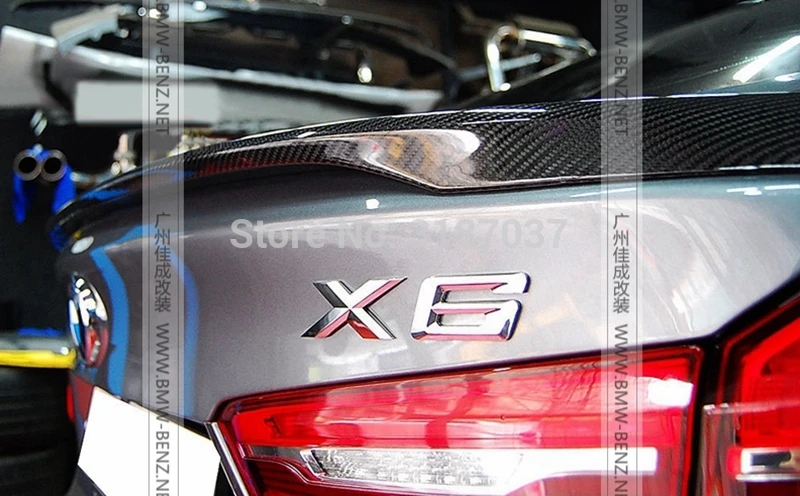 Спойлер для BMW X6 F16 2014 2016 задний спойлер из углеродного волокна|Спойлеры и крылья| |