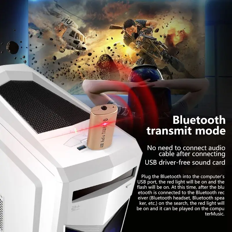 Полный 2 в 1 USB Bluetooth приемник передатчик YPF04