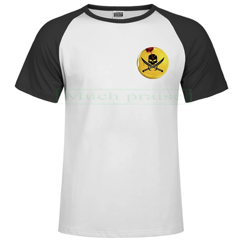 2020One piece Watchmen футболка Летняя белая футболка Графический camiseta masculina забавная уличная футболка мандалориан - Цвет: Raglan black 212