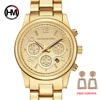 1 set Classic Women Rose Gold Top Brand Luxury Lady Dress Business Fashion Casual Waterproof Watches Quartz Calendar Wristwatch ► Photo 3/6
