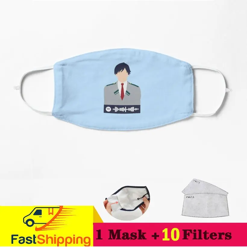 Живая жвачка Iida бегущая без ограничений Bakugo! Масcarilla многоразовый моющийся