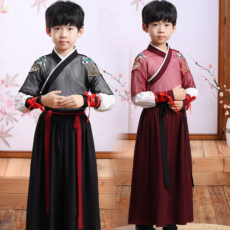 

Kids Performance Outfits Children Chinese Traditional Hanfu Boys Cosplay Costumes