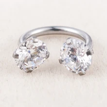 1 шт. новые серьги-гвоздики из нержавеющей стали круглая штанга украшение для пирсинга в форме подковы перегородка губы Хрящ уха серьги на Козелок женские подарки