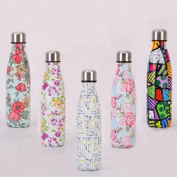 

500ML Portable Thermos Bottle Girl Boy Stainless Steel Water Bottle Vacuum Flasks Insulated Cup High Capacity Student Travel Mug