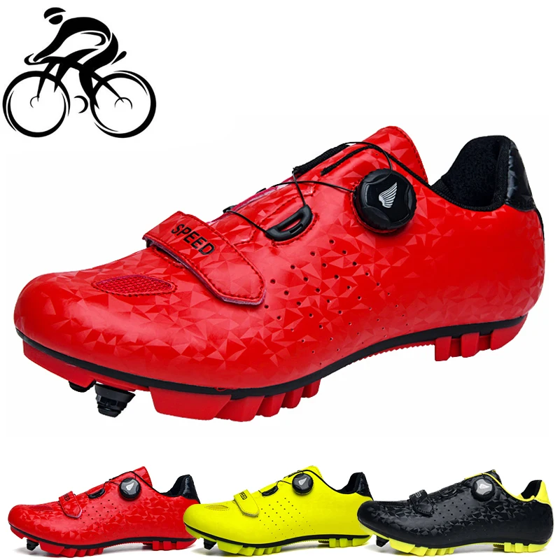 

Self-locking Unisex Cycling Shoes 2021 sapatilha ciclismo mtb Mountain Bike Men Sneakers Women Breathable Riding Bicycle shoes