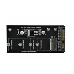 SATA 22PIN к M.2 NGFF Riser Card KEY B-M двойной интерфейс SSD конверсионная плата совместима с WinXP/Vista/Win7/Win8/Win10