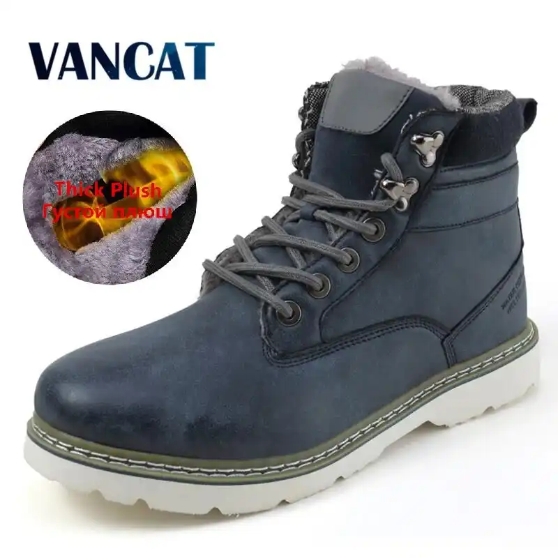 mens slip on snow boots clearance