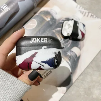 

Case For AirPods 1 2 Luxury Bluetooth Headset Box Wireless Earphone Cases coque vogue cool Clown Joker Case for AirPods Pro