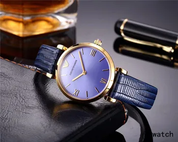 

Armani- Luxury Brand women quartz Watches men Watch Stainless Steel Strap wristwatch Top classic watch Christmas gift 29 orders