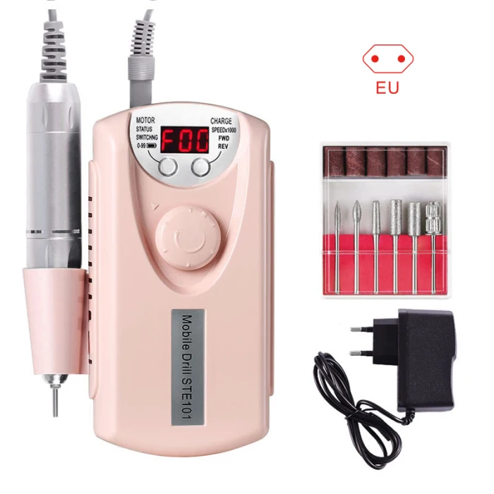 Nail Polishing Machine Electric Nail Drill Machine Rechargeable Strong Polishing ManicureTools OA66