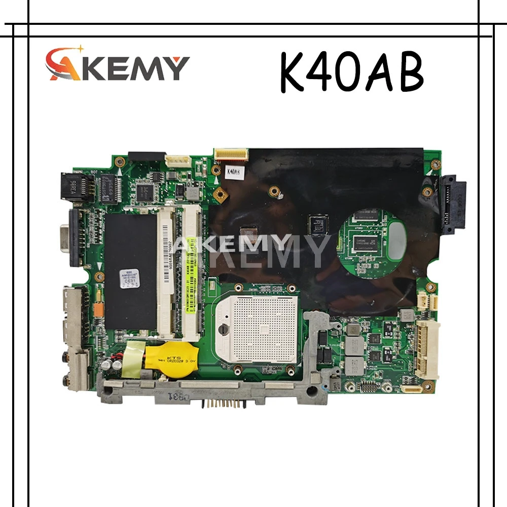 Akemy K40AB материнская плата для ноутбука For Asus K40AD K40AF K50AB K50AD K50AF K40IJ K5IJ K40 K50 тестовая