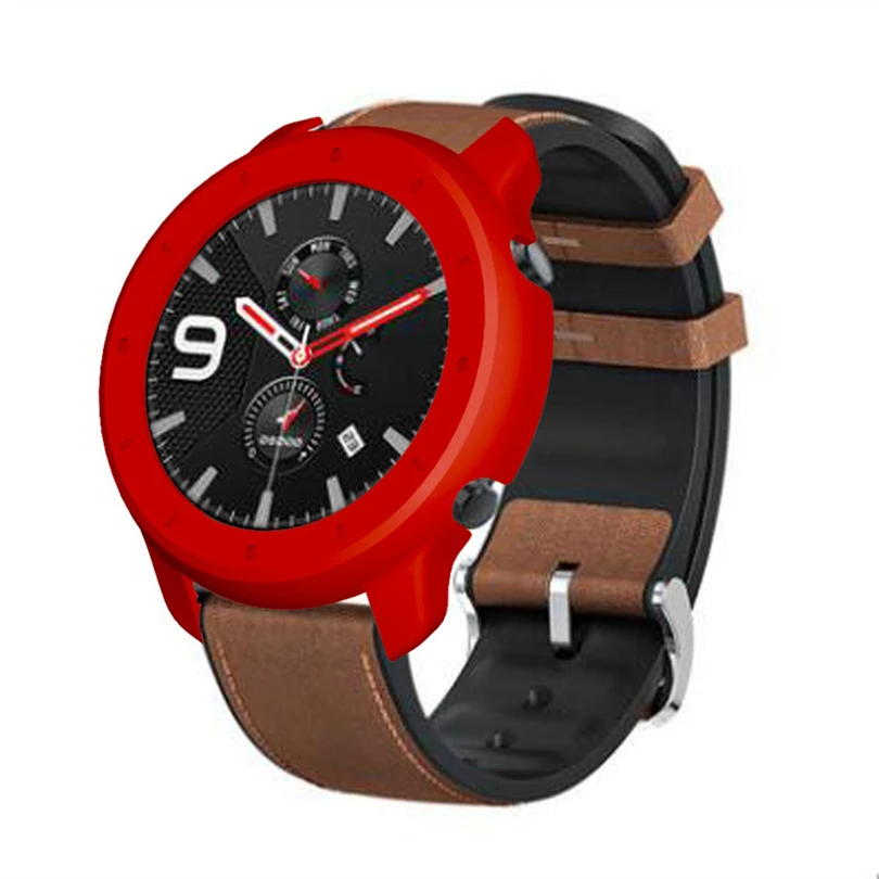 Сменный Чехол из ТПУ и поликарбоната для Xiaomi Huami AMAZFIT GTR Watch 47 мм, чехол, защитная рамка, идеальная посадка, прочный Чехол,, S40