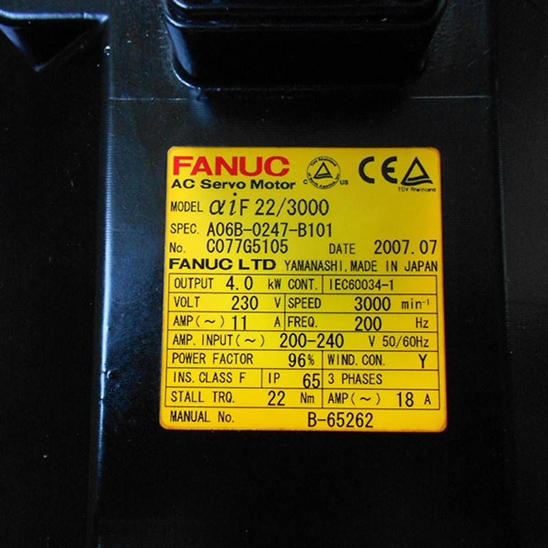 Серводвигатель переменного тока FANUC для запасных частей cnc|ac servo motor|fanuc ac motorservo motor