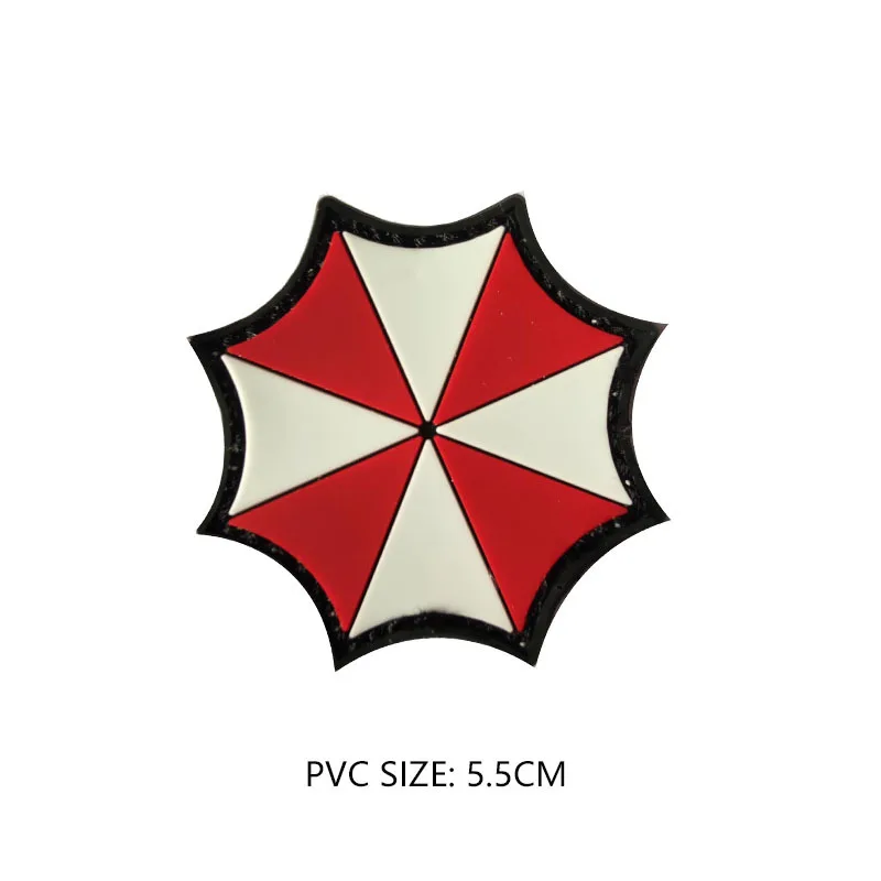 Umbrella Corporation Embroidered Patches Biochemistry Umbrella Military Army Badges For Clothes Bags Zipper Sliders Fabric & Sewing Supplies